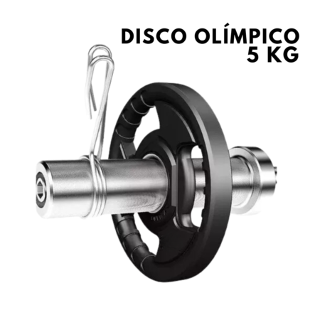 Disco Olímpico Grip 5kg (Par) - Imagen 5