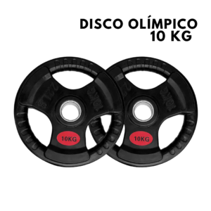 Disco Olímpico Grip 10kg (Par)