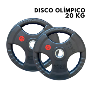 Disco Olímpico Grip 20kg(Par)