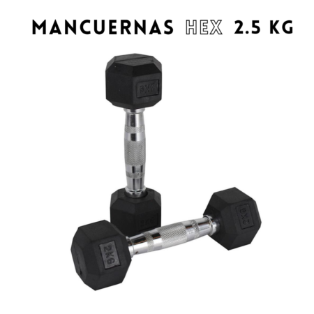 Mancuernas Hexagonales 2.5kg (Par)