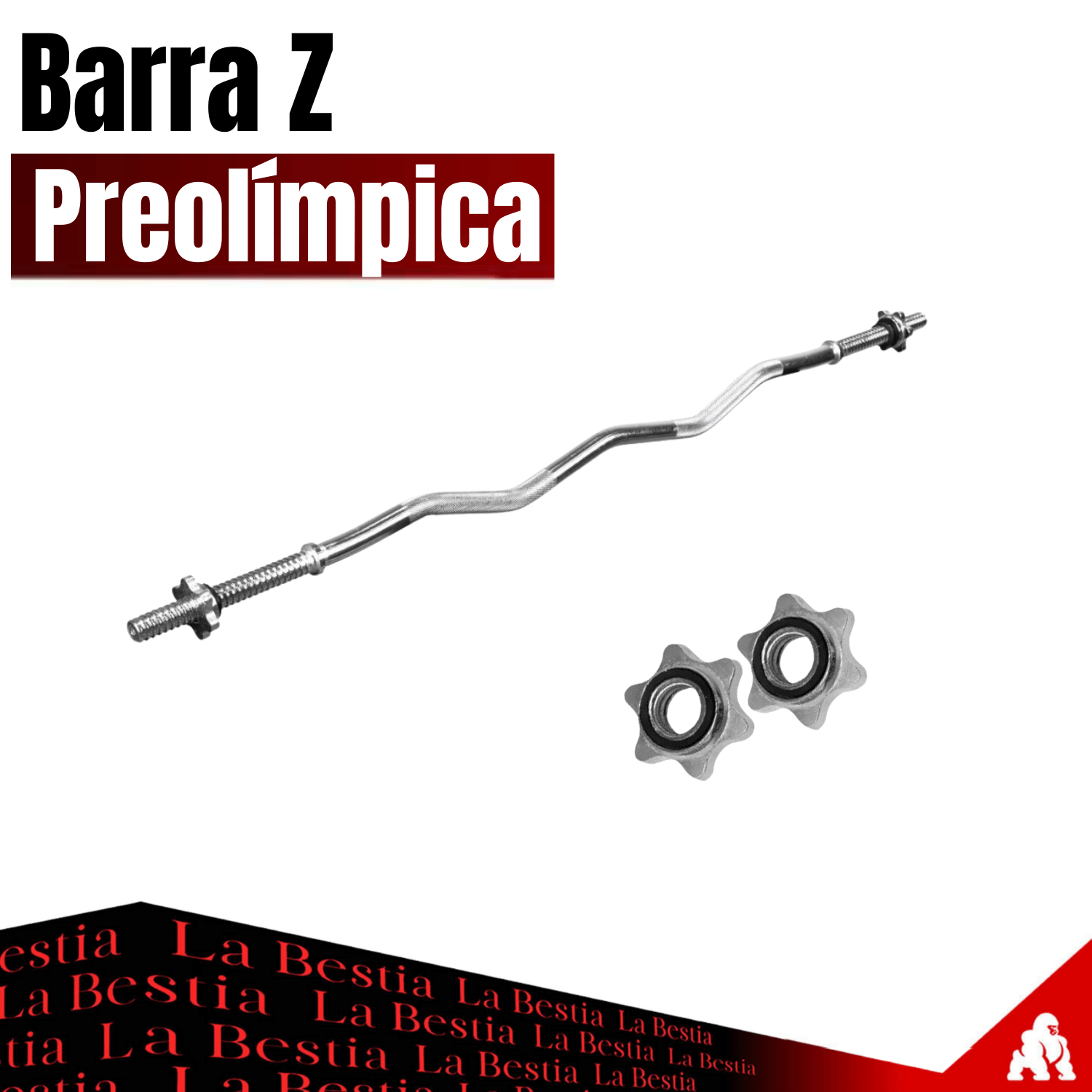 Barra Z Preolímpica 1.2M - La Bestia