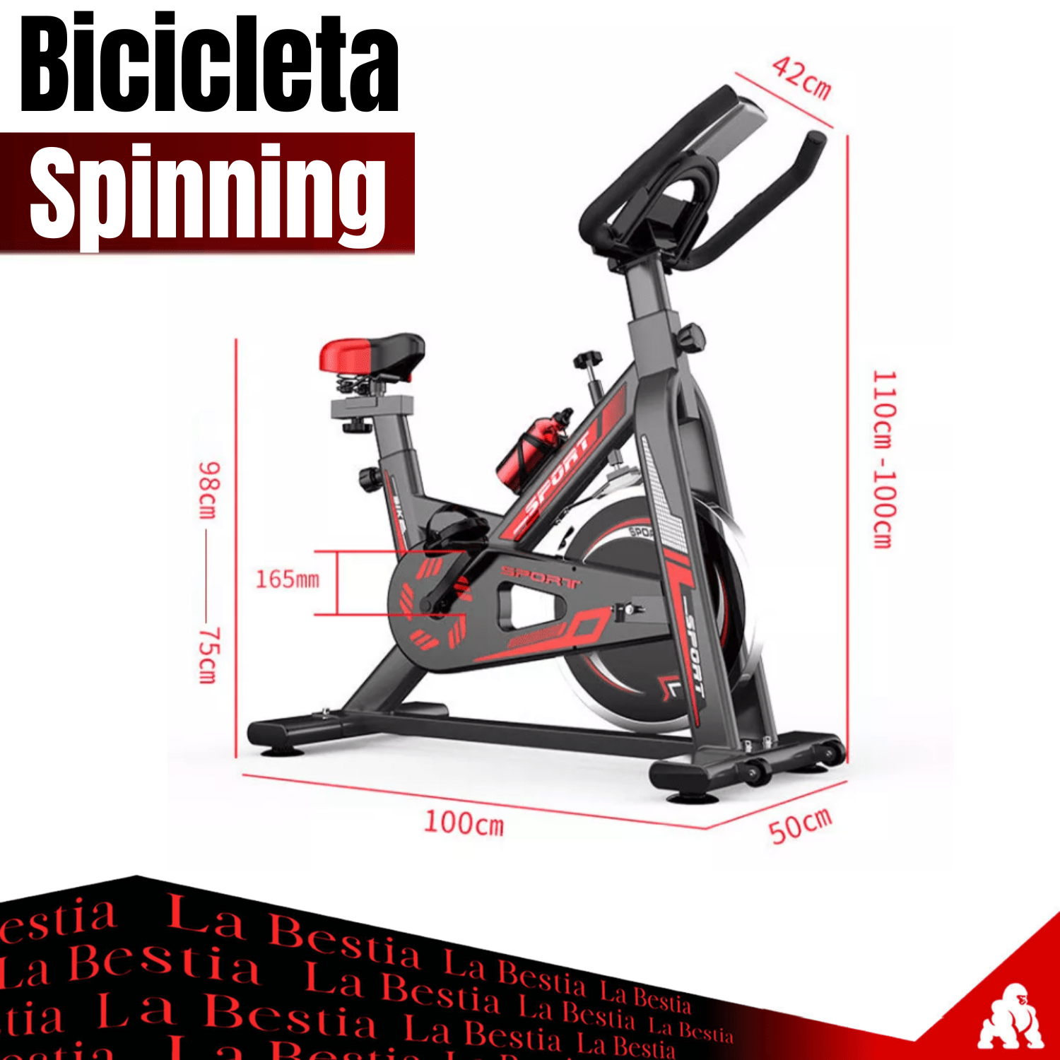 Bicicleta Spinning AS-10036 - La Bestia