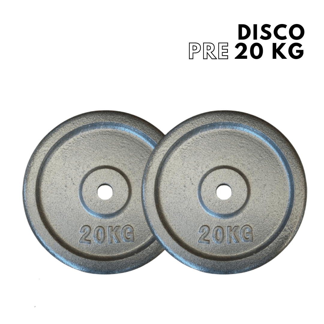 Discos de pesas, 20 kg, diámetro 28 mm