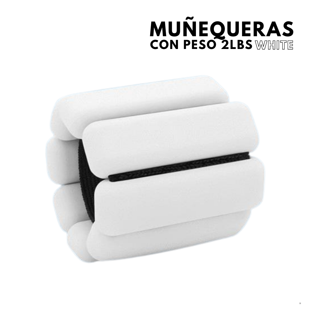 Muñequeras / Tobilleras Con Peso Fit 2lbs - La Bestia