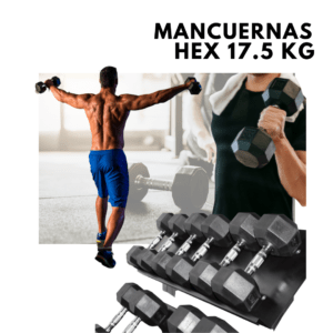 Mancuerna HEX 17.5 KG