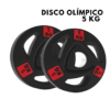Disco Olímpico Grip 5kg (Par)