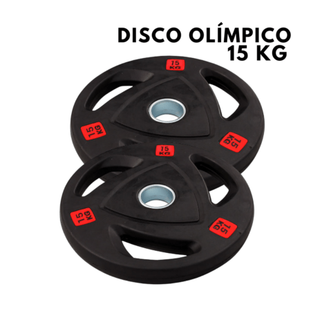Disco Olímpico Grip 15kg (Par)