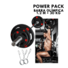 Power Pack (Barra Olímpica 120cm Más 30kg)