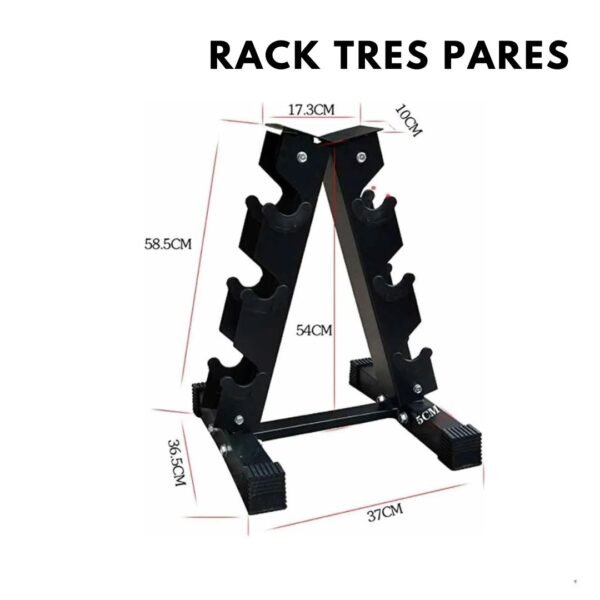 Pack Tres Pares Más Rack Triangular - La Bestia