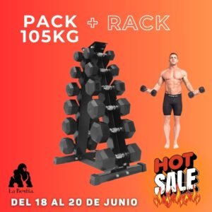 Pack Mancuernas Más Rack Triangular