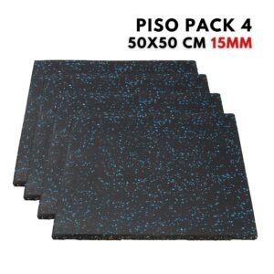 Piso Gym de Caucho 50X50 15mm