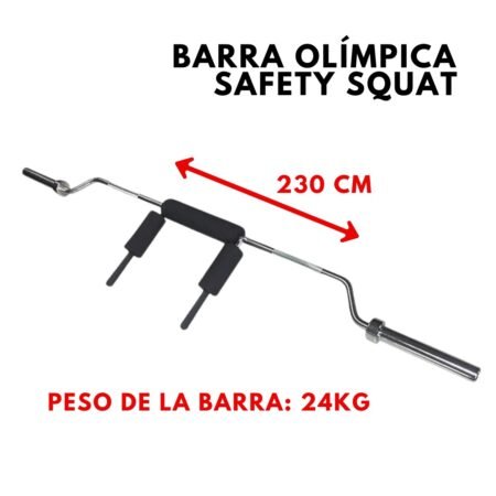 Barra Safety Squat - Imagen 3