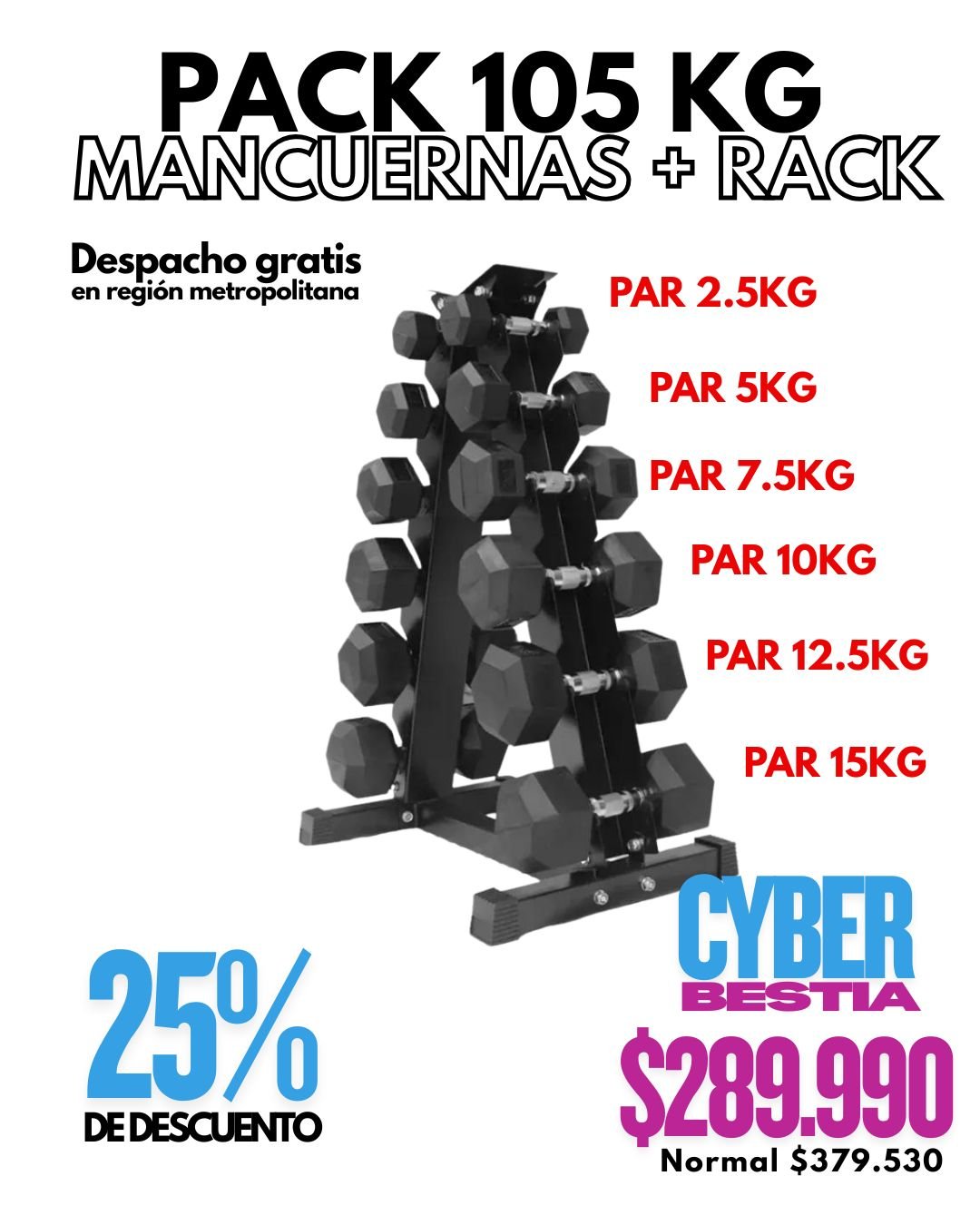 Pack 105kg