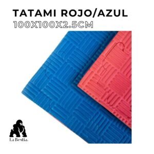 Tatami Rojo/Azul 100cmx100cmx2.5cm