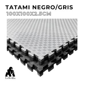 Tatami Negro/Gris 100cmx100cmx2.5cm
