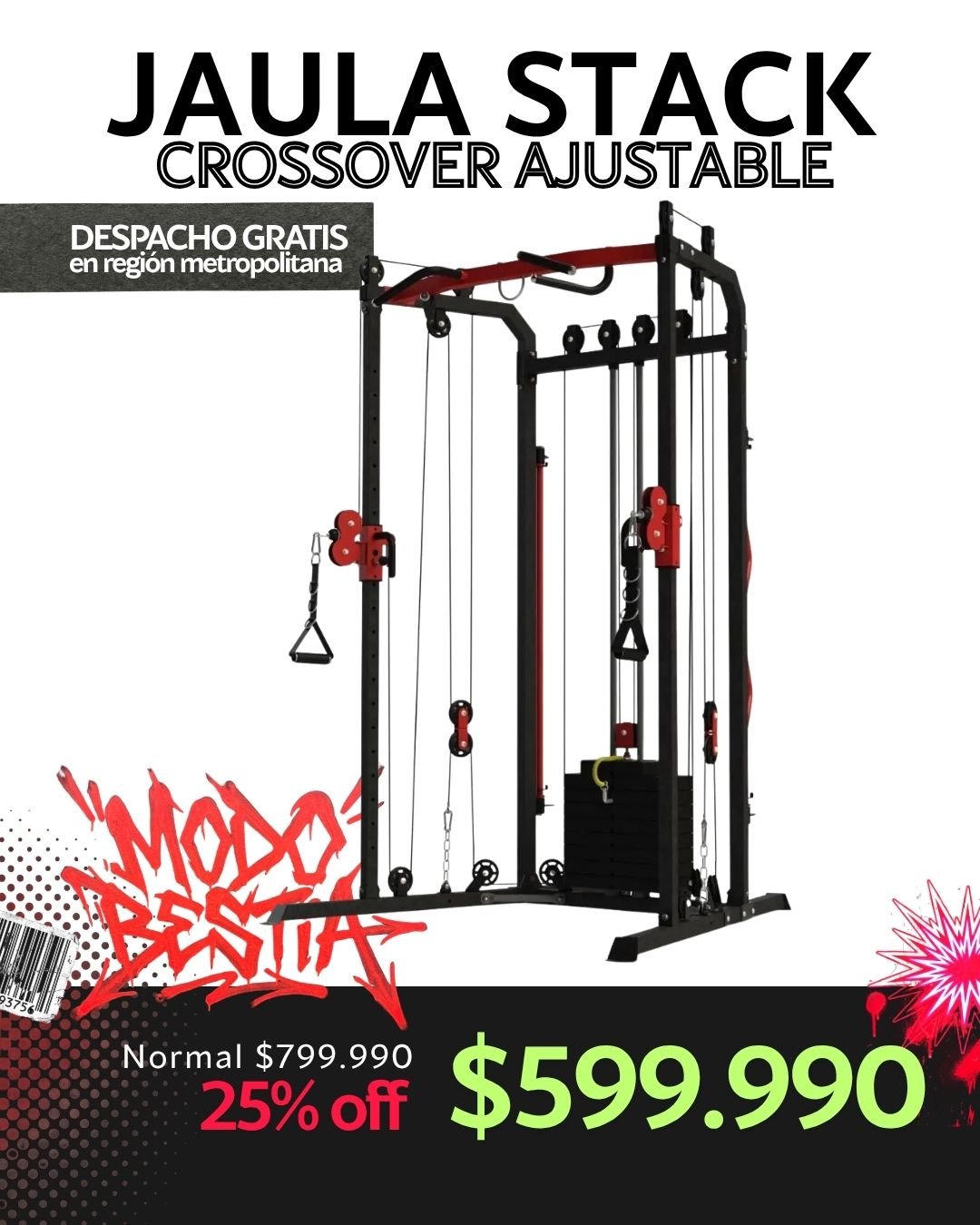 Jaula Crossover Stack 60kg