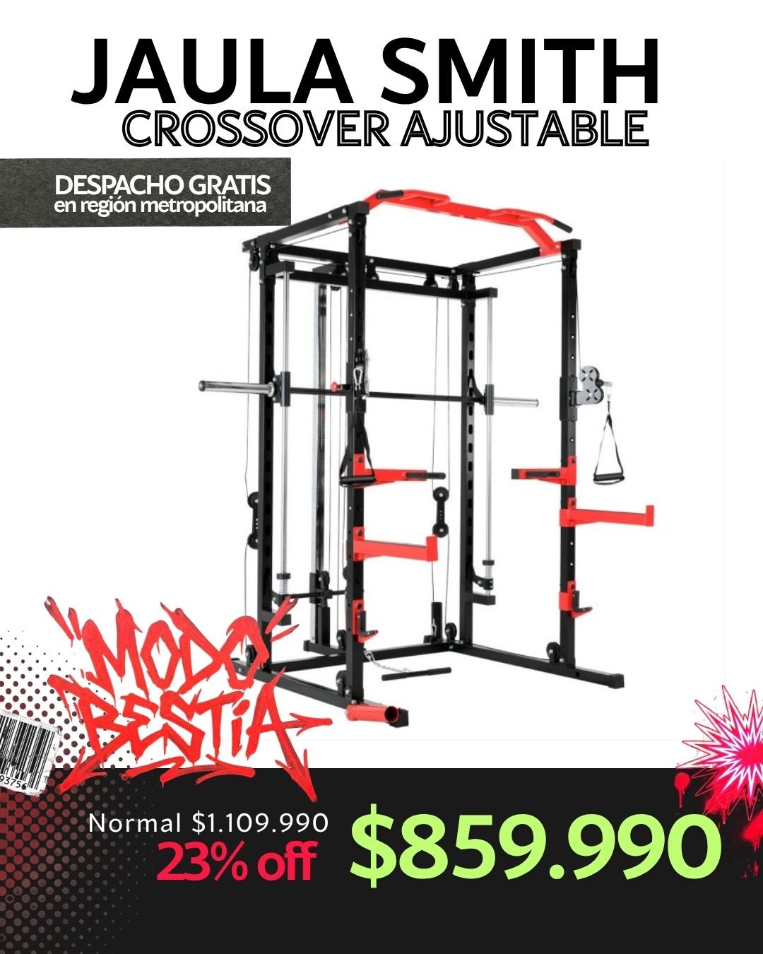 Jaula Crossover Ajustable