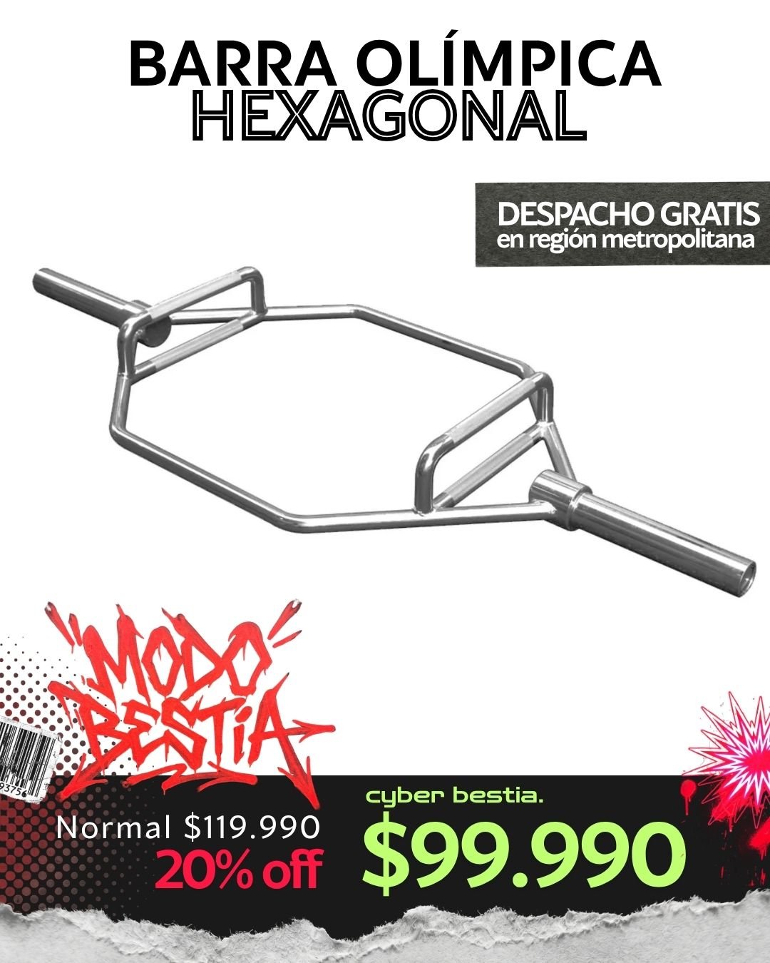 Barra Olímpica Hexagonal