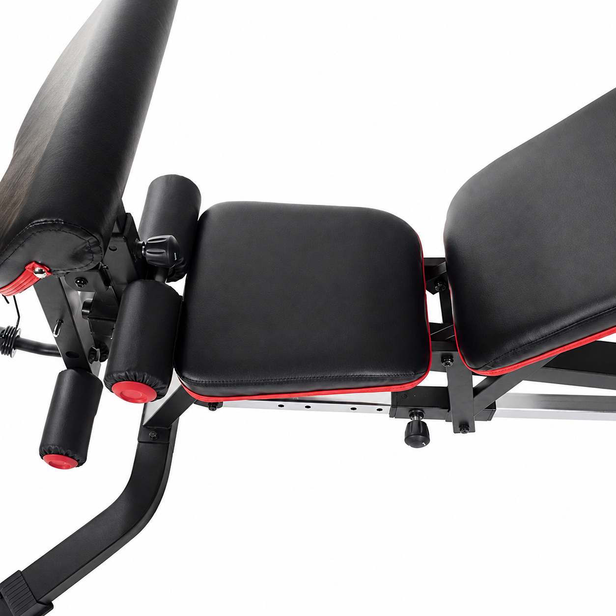 Banco Ajustable Multifunción con Módulo de Piernas Leg Curl - Imagen 6